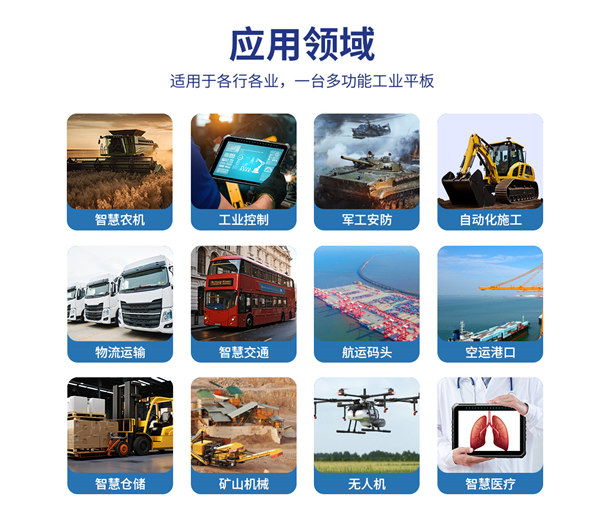 庄和闲智显10寸车载工业平板的行业应用